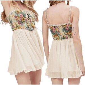 Vintage Lolita Dress Womens Small Antique White Fairy Feminine Renaissance M